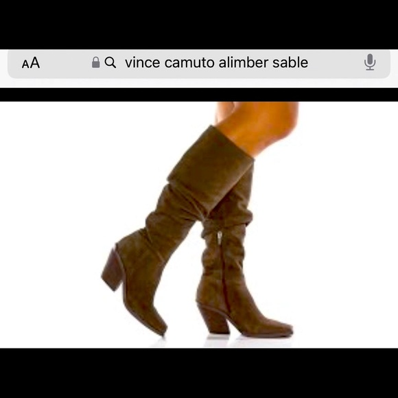 Vince Camuto Alimber Boots Sable 9.5 Sold Out with Box - Picture 5 of 15